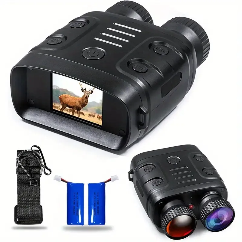 Ночные очки с 5 -кратной цифровой камерой Zoom, телескоп NV Binoculars с длинным инфракрасным расстоянием просмотра ночью для охоты и кемпинга