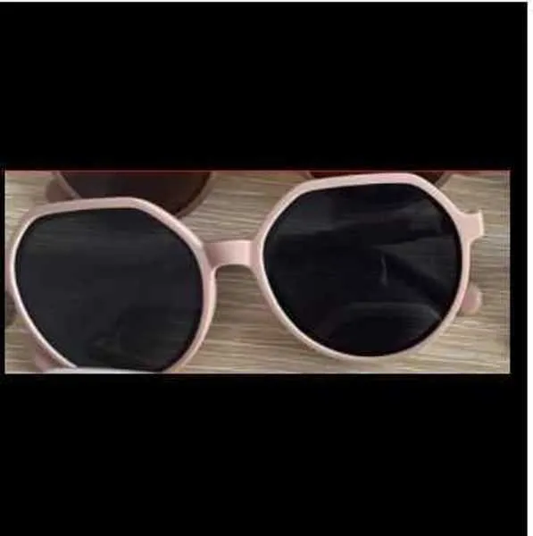 Sunglasses New Fashionable Style All Matches Trend Glasses Personalized Round Frame Ins Candy Color Large SunglassesWWLZ
