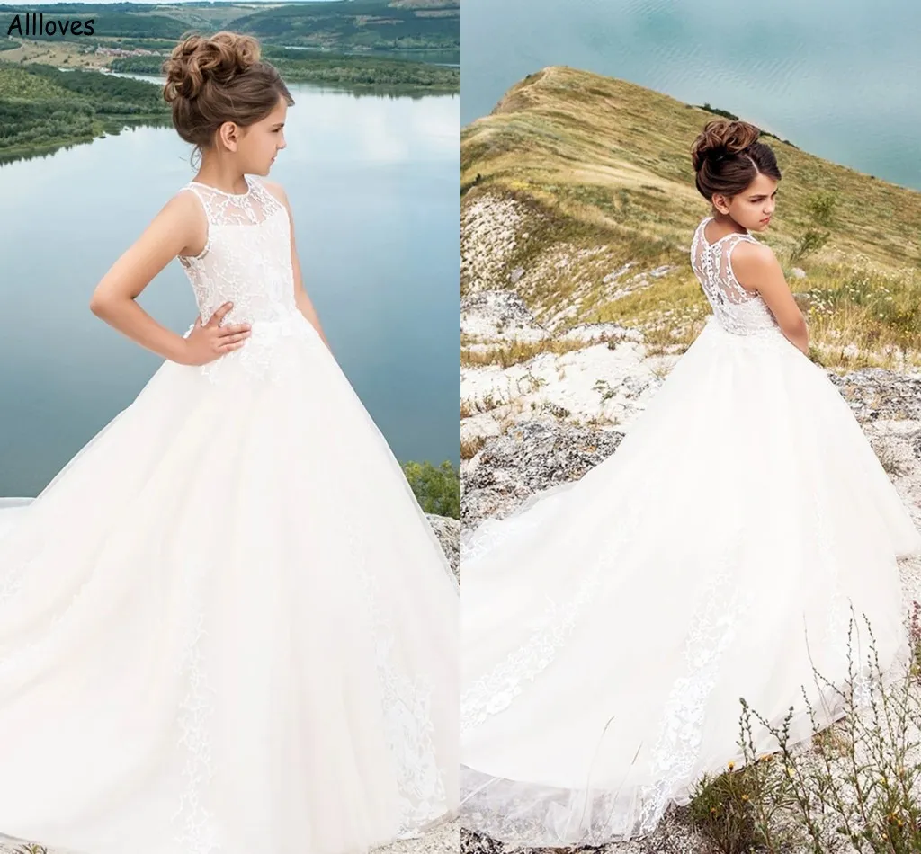 Elegant Lace Flower Girl Dress: Jewel Neck, Sleeveless, Long Train Gown for Pageant, Birthday, Communion, Party & Formal Occasions - CL2428 from Dhgate Flower Girls' Dresses - price 110.36 Elegant Lace Flower Girl Dress: Jewel Neck, Sleeveless, Long Train Gown for Pageant, Birthday, Communion, Party & Formal Occasions - CL2428 from Dhgate Flower Girls' Dresses - price 110.36