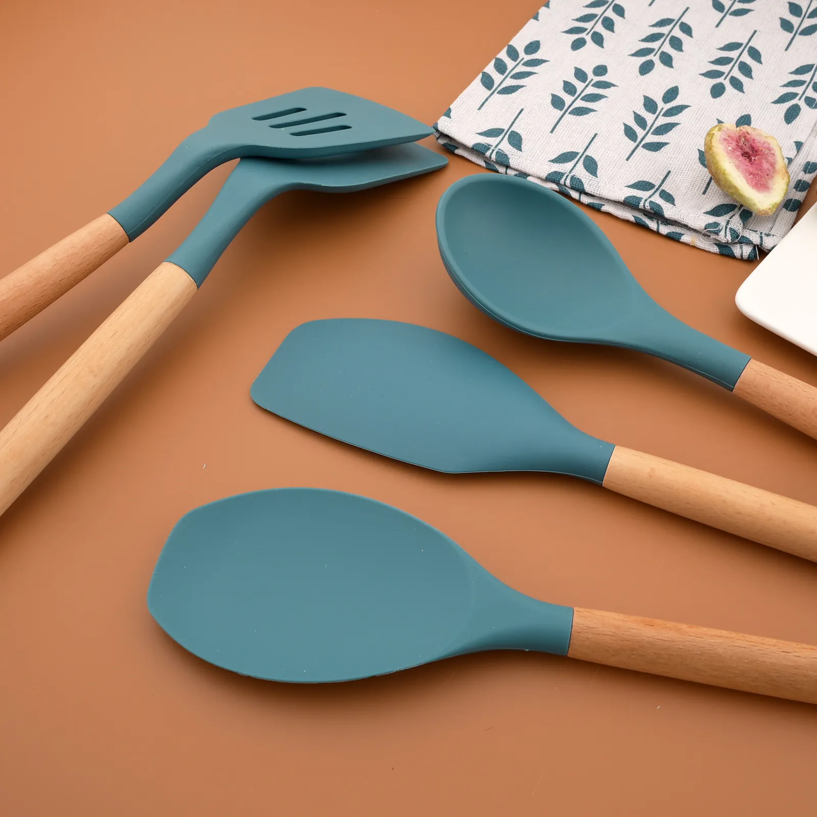 Accessoires Cuisine Résistant Chaleur Lot De 12 Ustensiles De