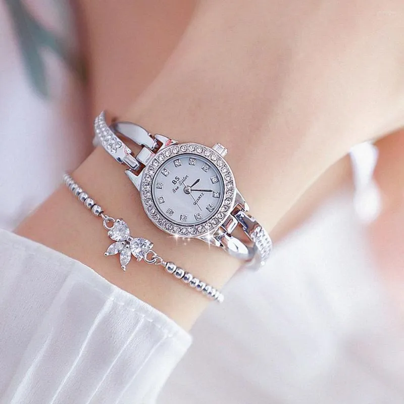 Wristwatches Diamond Women's Watch Fashion Waterproof Quartz Ladies Jewelry