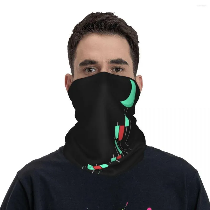 Halsdukar kryptosljus till månen cryptocurrency bandana nackgaiter tryckt ansikte halsduk mask utomhus sprots täcker vuxen vinter