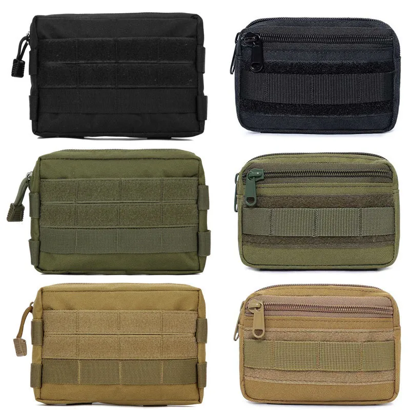 Сумки на открытом воздухе военная утилита MOLLE EDC Tool Pack Pack Tactical First Aid Pouch Dopefice Case для охоты на рюкзак жилет 230609