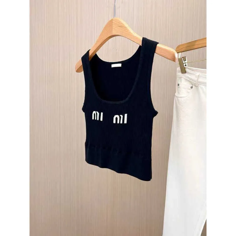 Black Sleeveless Knitted Mini Dress Casual Summer Scoop Neck