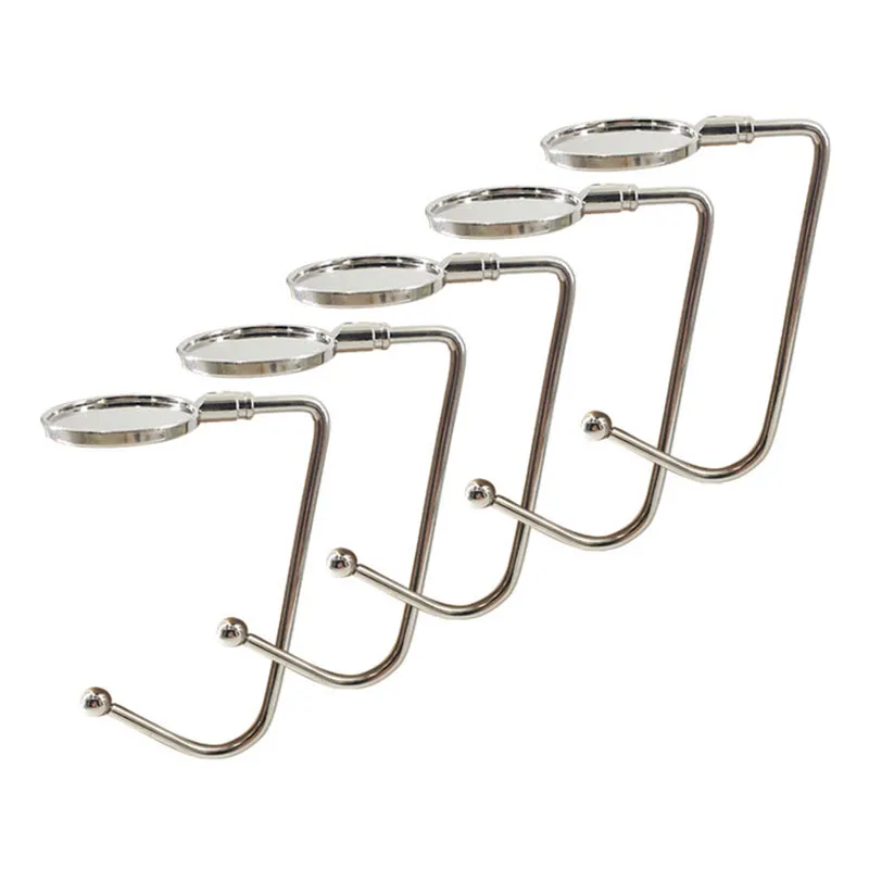 Metal Hanger Bag Purse Portable Table Desk Hook Christmas Stocking Hooks Hanging Gifts Pendant Socks Pisplace Decoration W0038