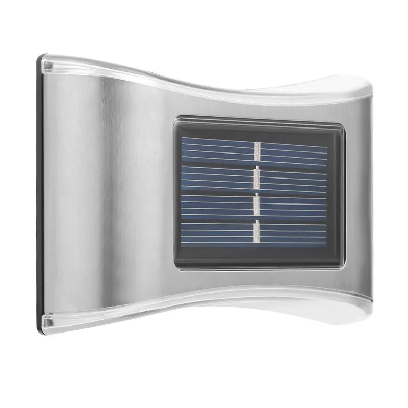 Solar Deck Step Light, stainless steel Dust to Dawn Step solar Light for Garden, Fence, Patio, Gate, step stair