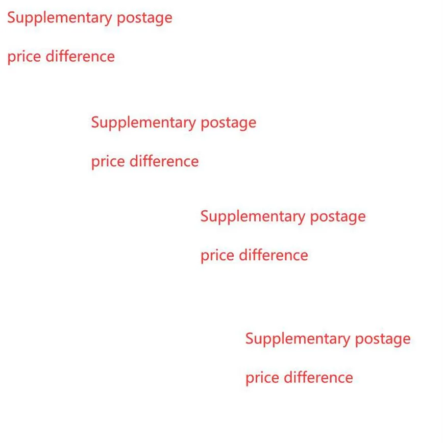 Differenza di affrancatura supplementare VIP Invia merci in base ai requisiti dell'acquirente278n