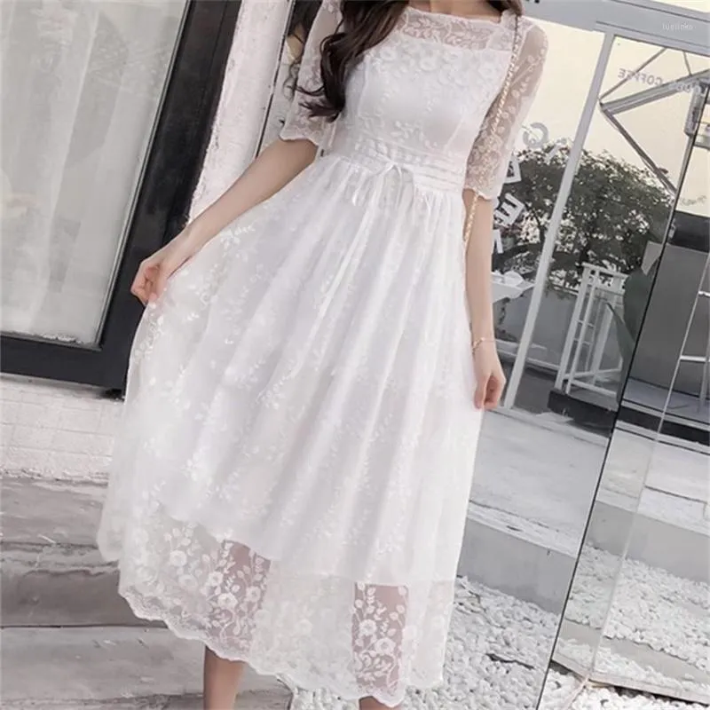 elegant lace dress for women Sheer-Waist Long Sequin Prom Dress with Lace-Up Back Black / 10 main image 0