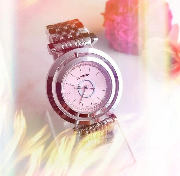 Vrouwen kijken naar luxe horloges van hoge kwaliteit designer horloges mode kwarts-battery roestvrijstalen horloge