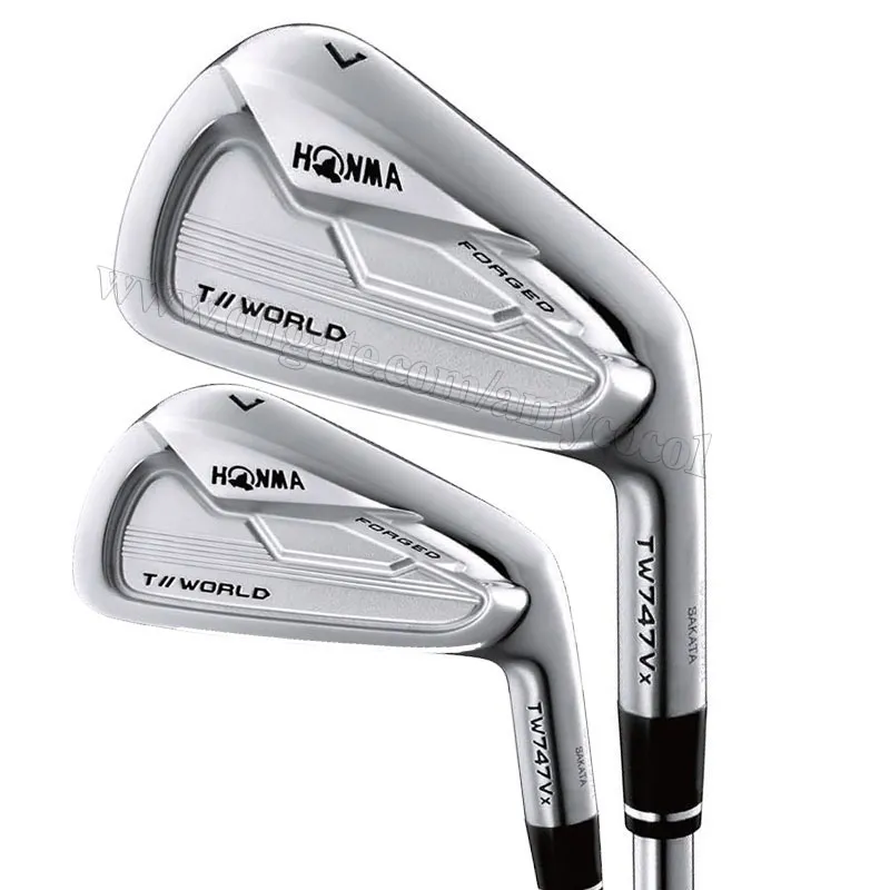 Nouveaux fers de golf Set Honma Tw747 Vx Golf Clubs 4-11irons Set Graphite and Steel Shaft R Or S Golf Shaft Livraison gratuite