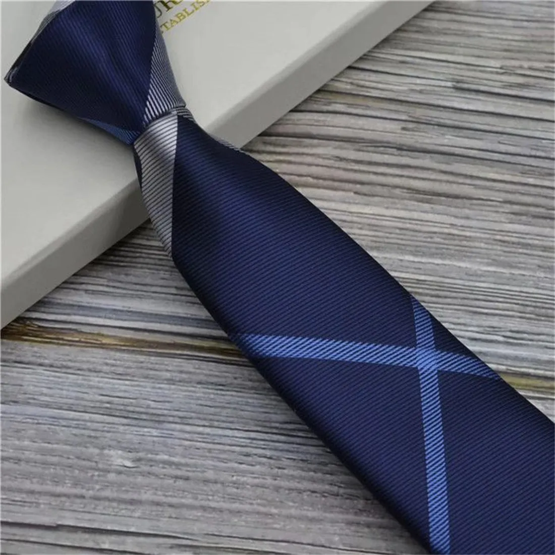 Nowy projektant 100% krawat jedwabny krawat czarny niebieski Jacquard ręcznie tkany męski ślub swobodny i biznesowy krawat hawajski krawat