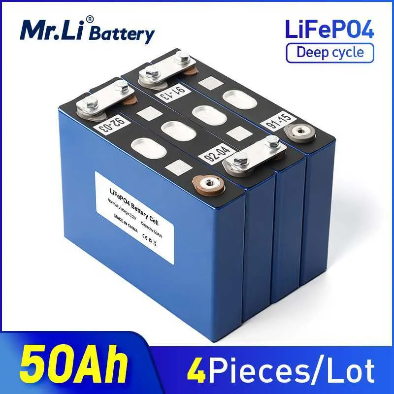 50Ah Battery 3.2V 50AH LiFePO4 Battery Cells - LiFePO4 Battery