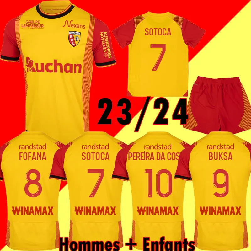 Maillot Macron RC Lens Rouge/Jaune neuf : Homme