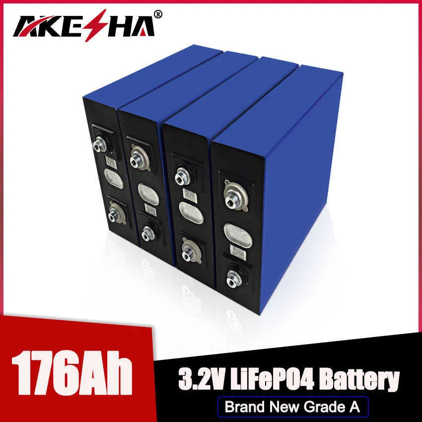 100 % brandneue 12 V 180 Ah LiFePO4-Batterie, 3,2 V 200 Ah Lithium-Eisenphosphat-Zelle, 24 V 48 V Solarenergiesystem, schnelle Lieferung