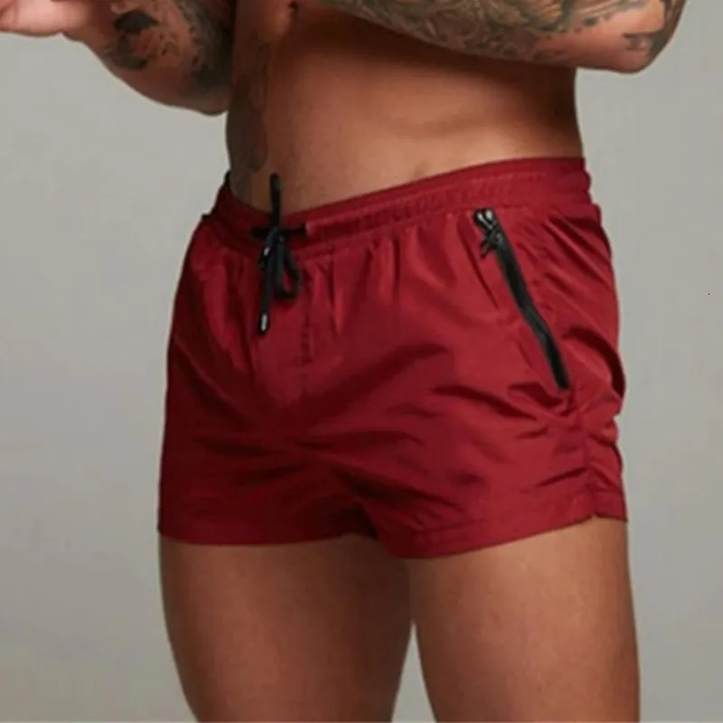 Roupa de banho masculina 2023 maiô masculino sexy calção de banho cueca praia ternos esportivos prancha de surf calção de banho 230612