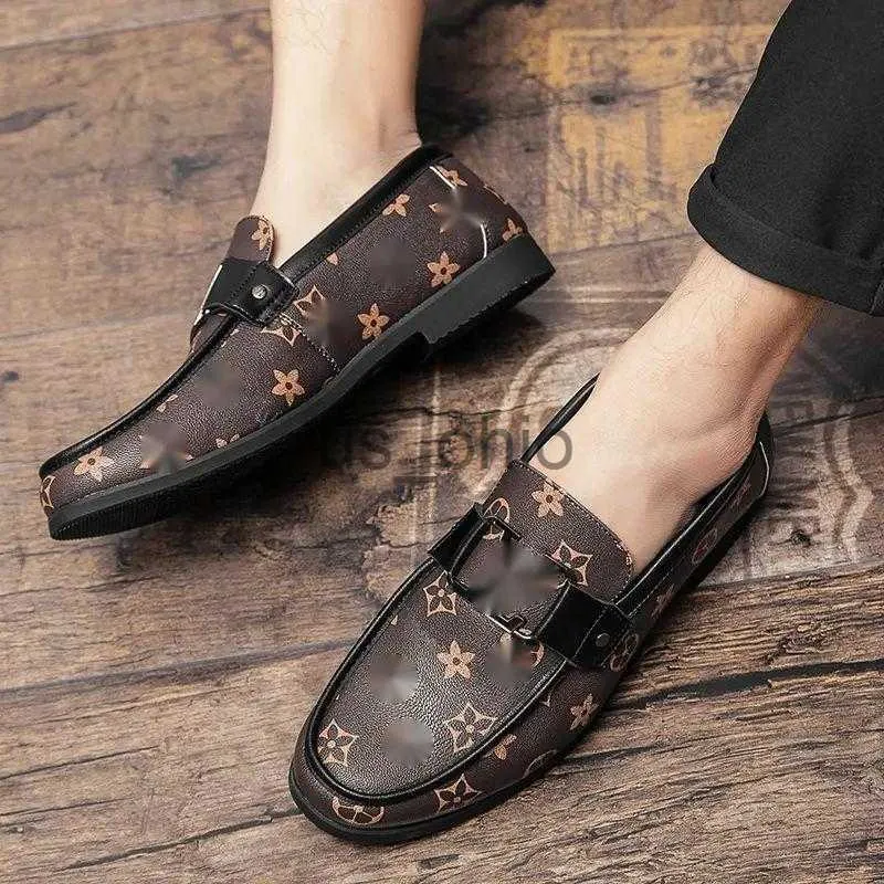 Chaussures habillées hommes chaussures mocassins robe de mode en cuir PU classique confortable printemps automne sans lacet simplicité bout rond extérieur concis chaussures d'affaires décontractées 2021 ne