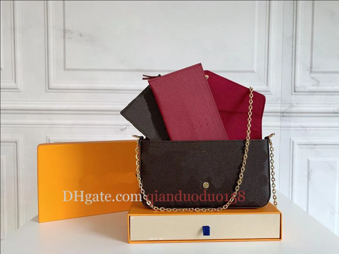 Set da 3 pezzi più venduti Lady Clutch Crossbody Borse a tracolla Borse Borse firmate Borsa di alta qualità