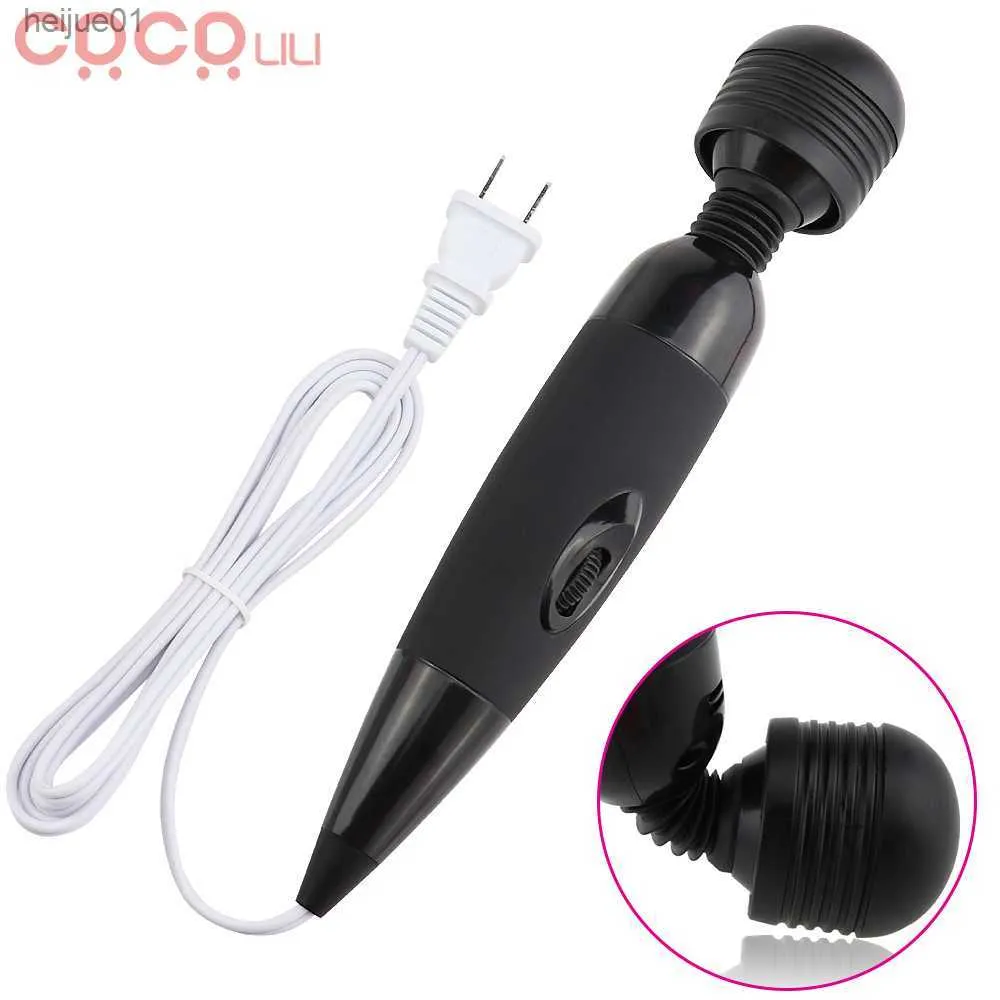 Cocolili Wired Style Massage Vibrator Female Masturbator Body Massager Sex Toys for Women Life Waterproof L230518