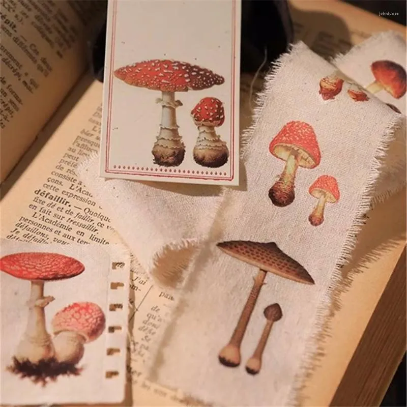 Vintage Mushroom Decorative Christmas Wrapping Paper
