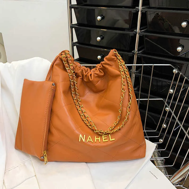 New High End Small Wind Lingge Chain Bag Womens Bag Single Shoulder Bag  Womens Underarm Bag Big Tote Bag Niche 50% Clearance Sale From Necklace_co,  $30.85