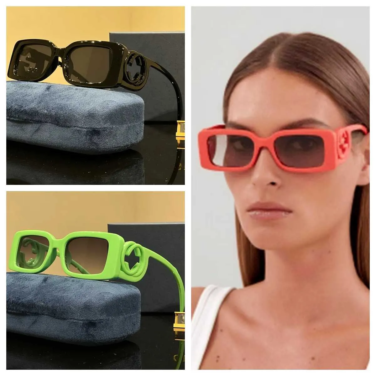 Czarne damskie okulary przeciwsłoneczne projektant spolaryzowany klasyczny lampard Uv400 gogle okulary rama rama podróż plażowa liter g fabryczne lunetty de soleil