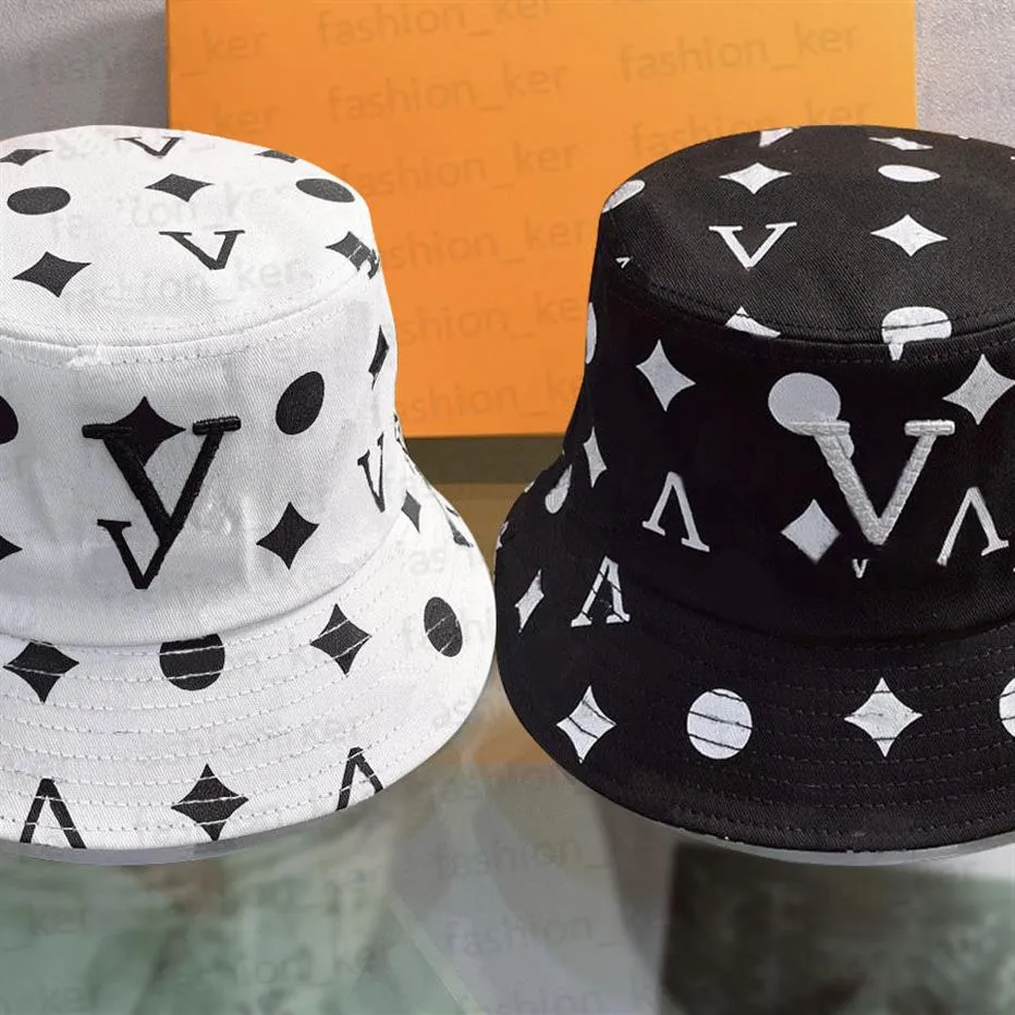 Mode Alphabet Bucket Hat Designer Stingy Brim Chapeaux pour Hommes Femme Casual Caps 2 Colors235l