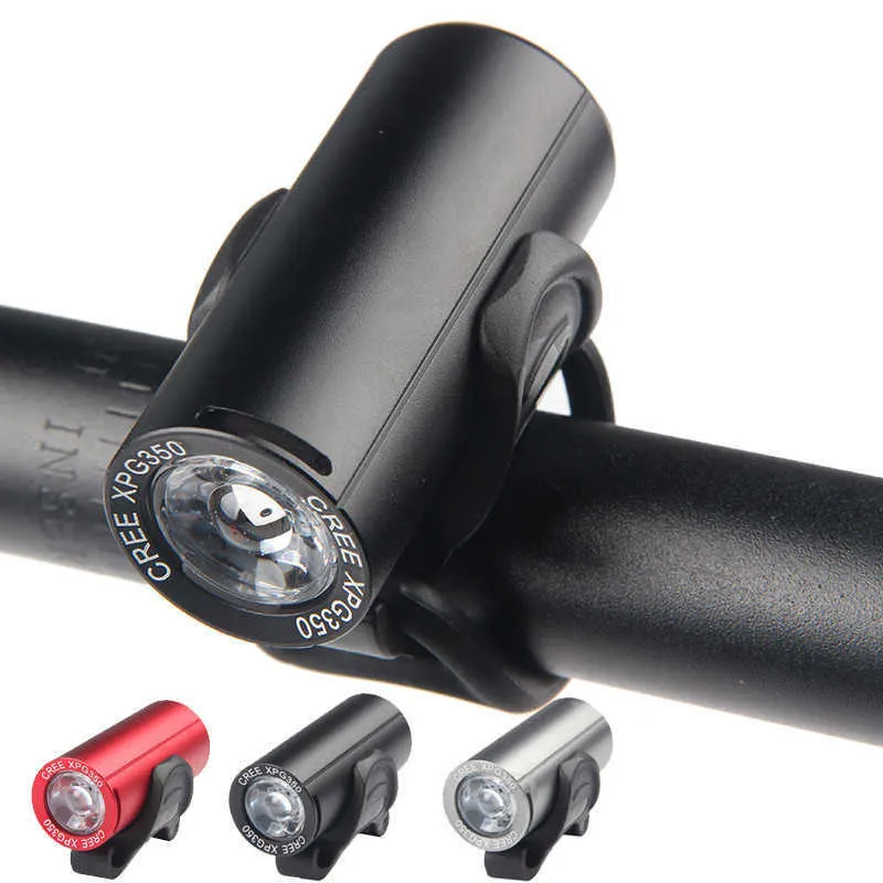 2289 Fietslamp Outdoor Usb Oplaadbare zaklamp Mountainbike Nachtrijden Verlichting Waarschuwingslampje