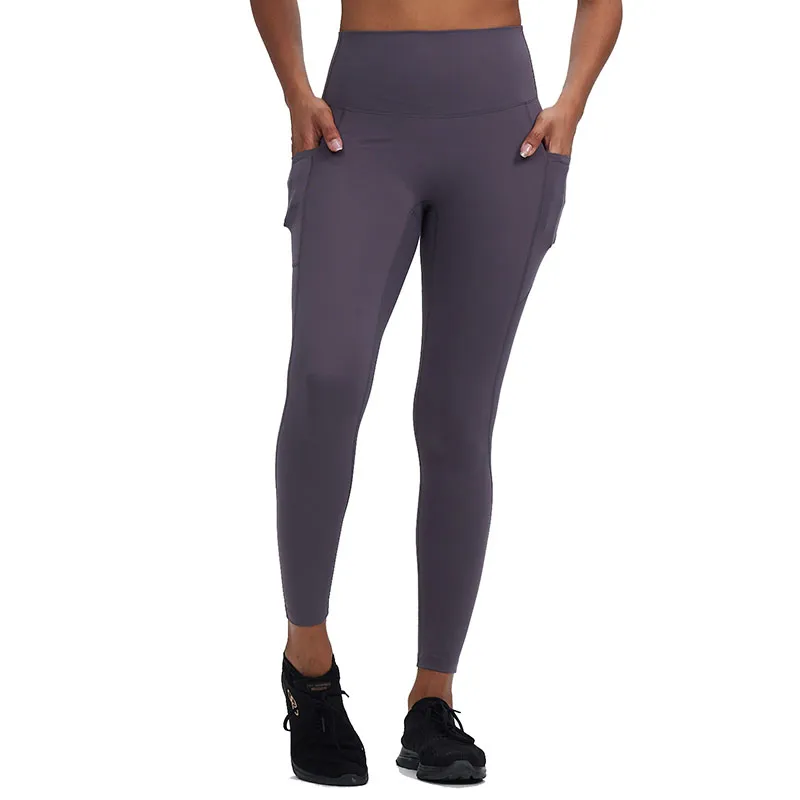 Yoga Pants For Women's Fitness Push Up Exercise Running With Side Pocket Gym Seamless Peach Butt Tight Leggings VELAFEEL