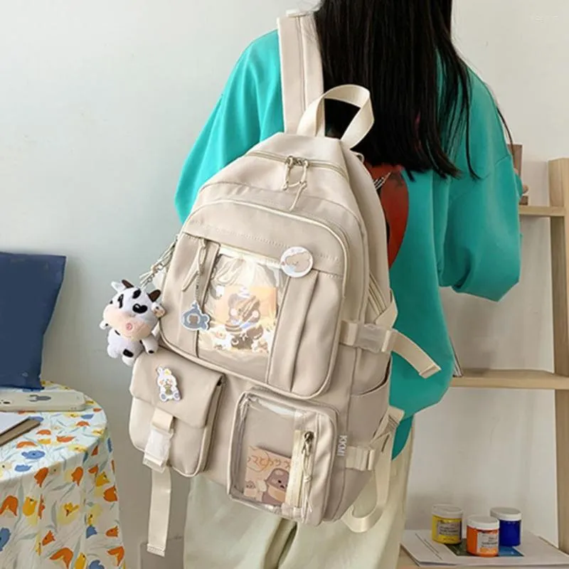 School Bags 2024 Korean Style Japanese Backpacks Colorful Canvas Bookbags For Teenage Girls Casual Travel Daypack With USB Charging Port From Xiaobaica 21.99 DHgate.Com