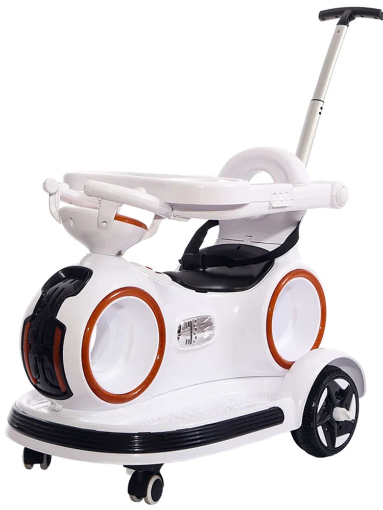 Zl Baby com carrinho de controle remoto Baby pode sentar e sacudir brinquedo de moto