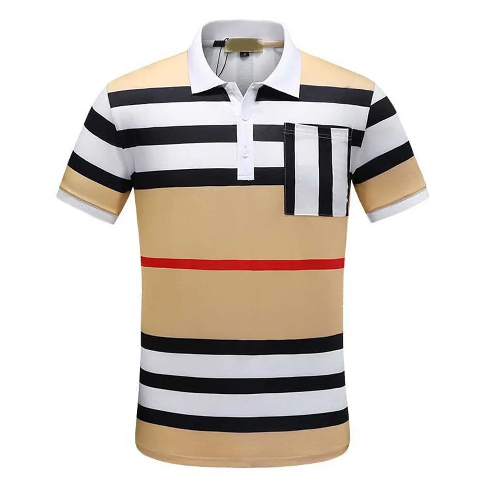 polo da uomo Top Tee T-shirt a manica corta Cavallo grande o piccolo Taglie forti M-3XL Ricamo multiplo Hommes Classico business casual Cotone # 029 UXC5