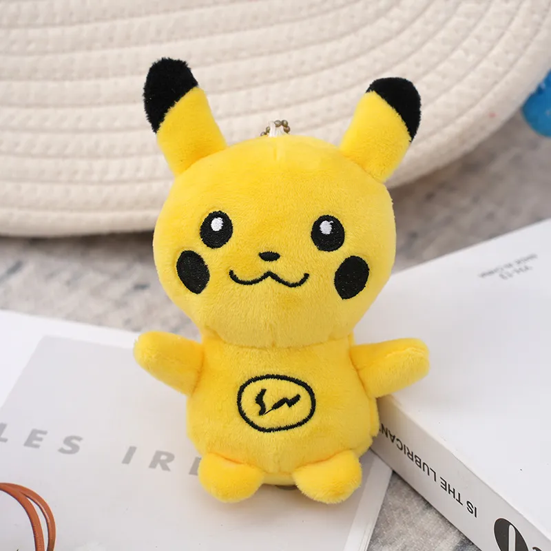 Manufacturers wholesale 5 styles of Baoke Pikac plush toys cartoon film and television peripheral dolls hanging children's gifts