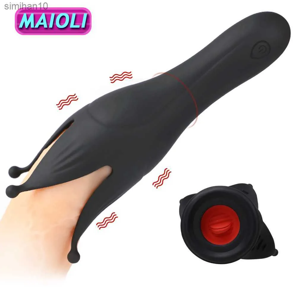 Kunstkut Penis Vibrator Fantasty Climax Vertraging Stimuleren Eikel Vibrerende Massager Uithoudingsvermogen Seksspeeltje voor Mannen L230518