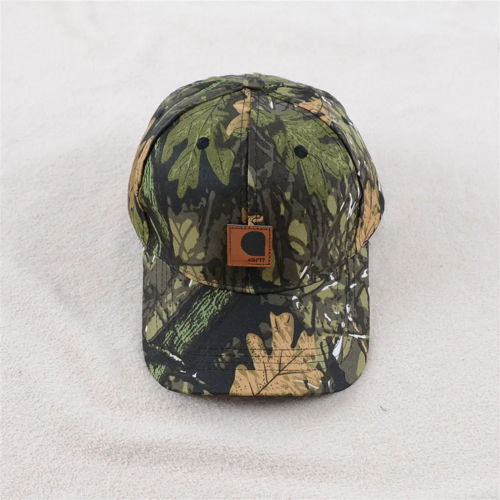 Wholesale Forest Camouflage Baseball Cap Outdoor Field Cs Branch Leaves Camouflage Hat Sun Protection Sun Shade Hat for Men and Women