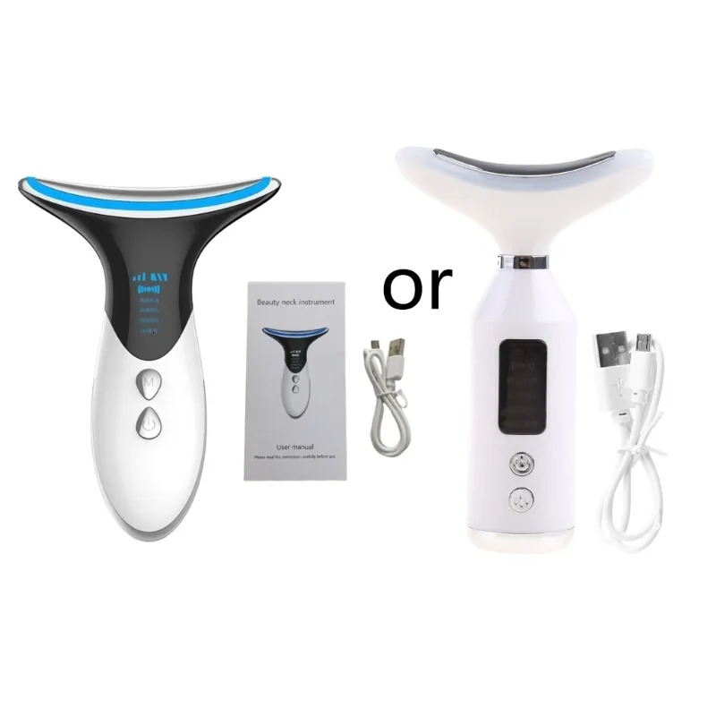 Masseur de visage Microcurrent Sonic Vibration Deep Wrinkle Removal Beauty Device Drop 230612