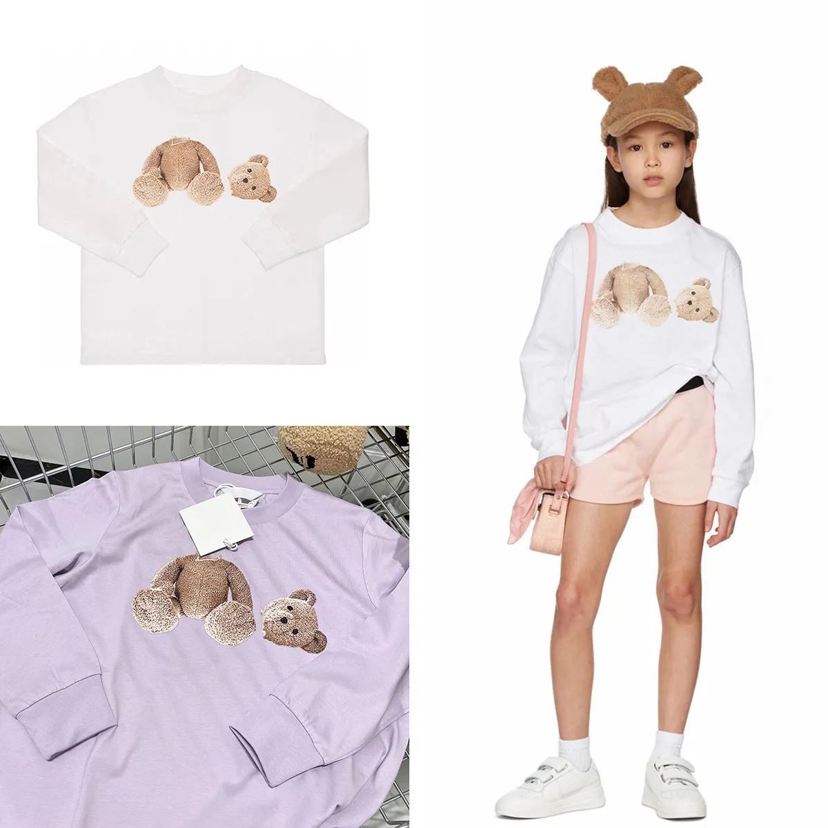 Chico Sudaderas Primavera Para Niñas Niños Moda Camisetas Largas