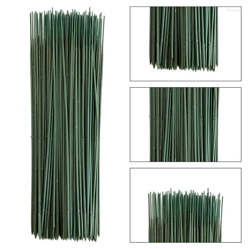 Green Floral Wire Sticks For Arranging Crafts, Stocking, Weddings