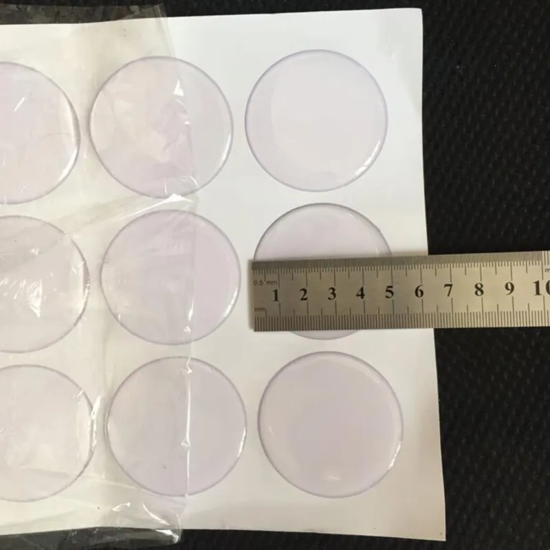 2 дюйма 50 мм 3D Круг купола круглая прозрачная эпоксидная наклейка для самостоятельных клей