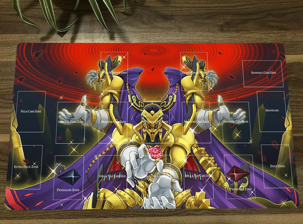 Pads Yugioh Eldlich The Golden Lord TCG Mat Trading Game Mat CCG Playmat Guma Myszka biurka stolika za darmo torba 60x35cm