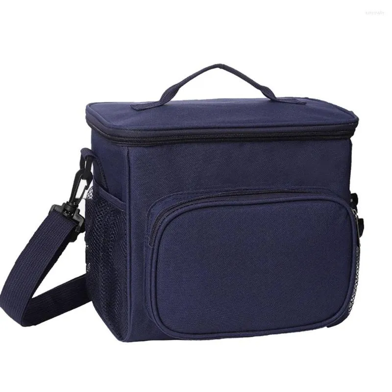 Storage Bags Reusable Leakproof Insulated Durable Cooler Lunch Bag Picnic Beach Box With Adjustable Shoulder Strap Office Work School