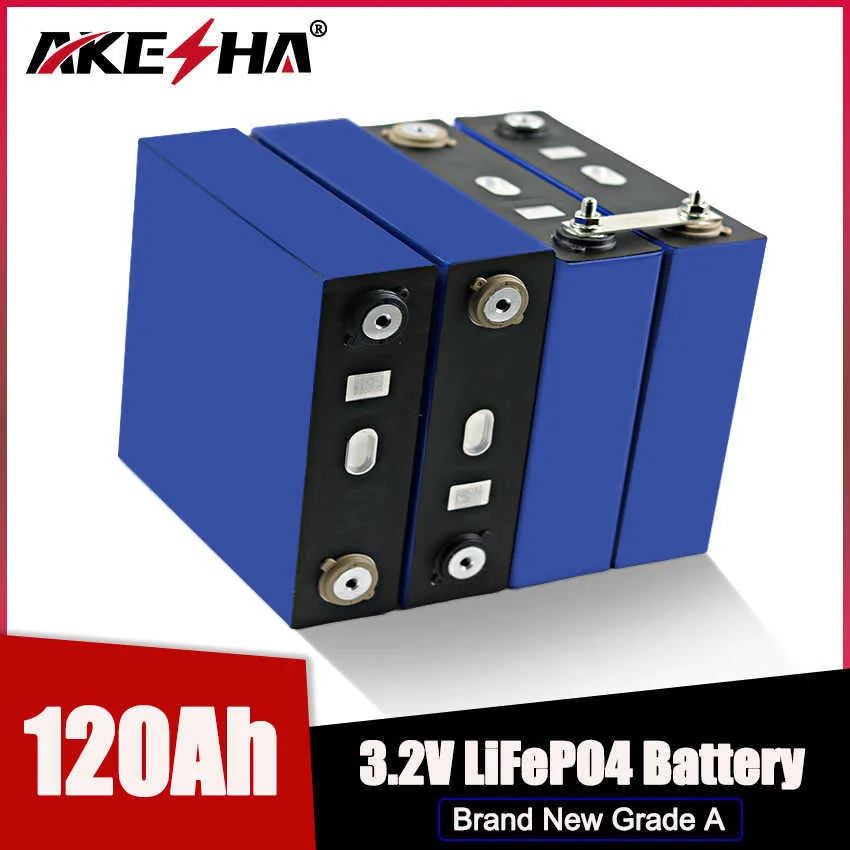 LiFePO4 3,2 V 120 Ah Lithium-Eisenphosphat-Akku 10/12/14/18 Stück Anzug Solarsystem EV Boot Yacht 12 V 24 V