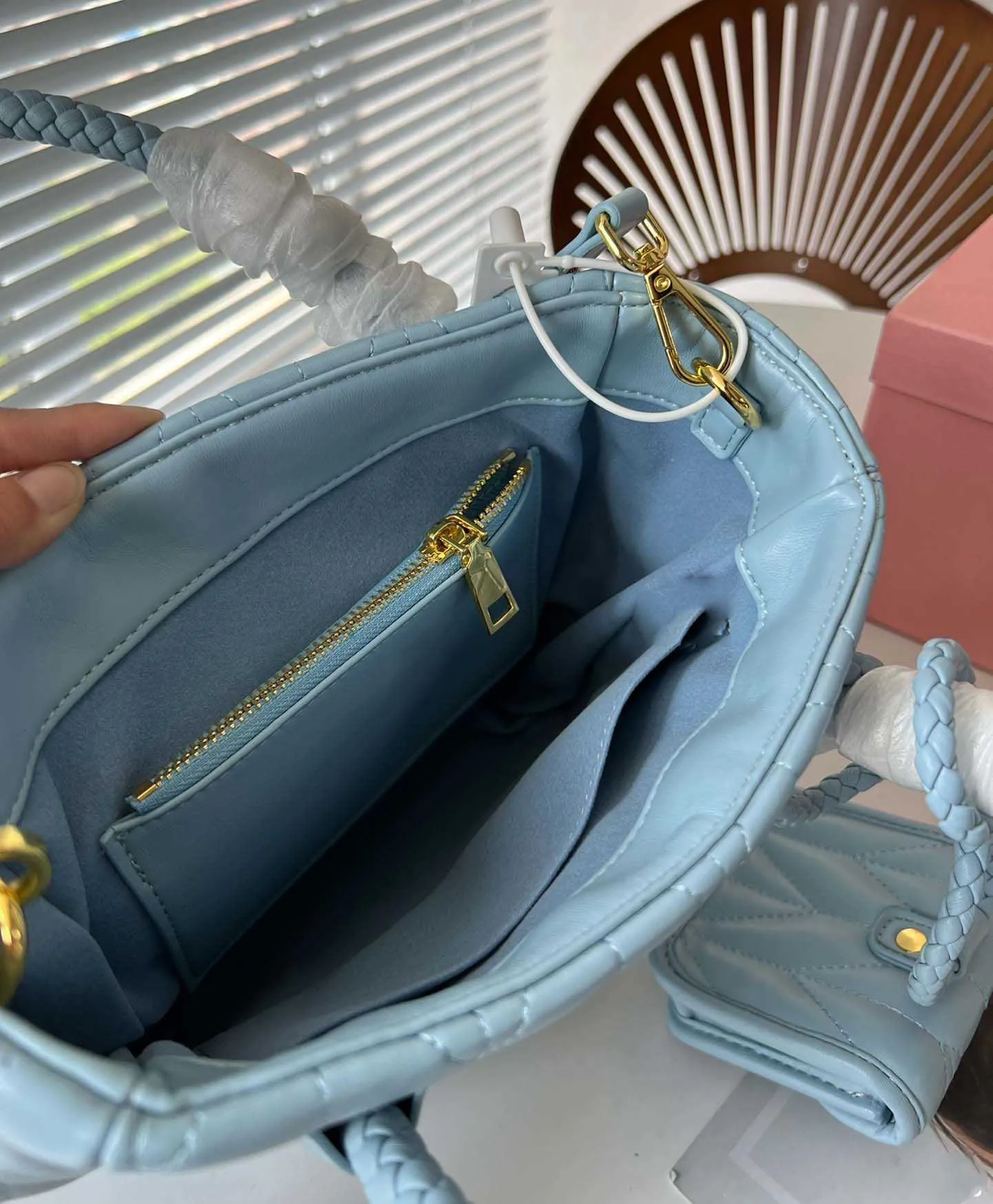 Einkaufstasche, plissiert, geprägtes Design, Handtasche, Unterarmtasche, Schultertasche, importiertes Lammfell-Markendesign mit Münzfach 230612