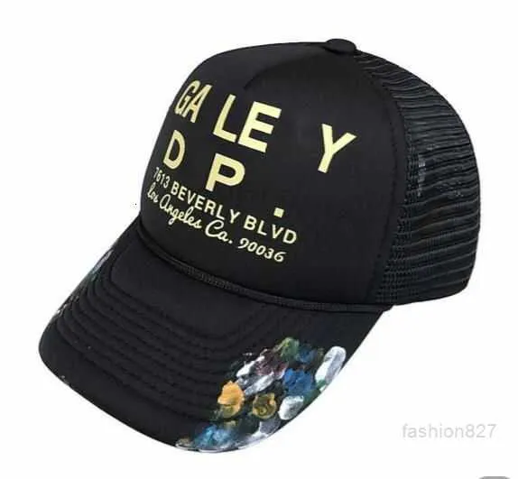 Moda najnowsza łatka haft męskie czapki kulowe swobodne galery literowanie zakrzywione wydział Brim Baseball Cap Fashion Letters Hat PrintingCjee