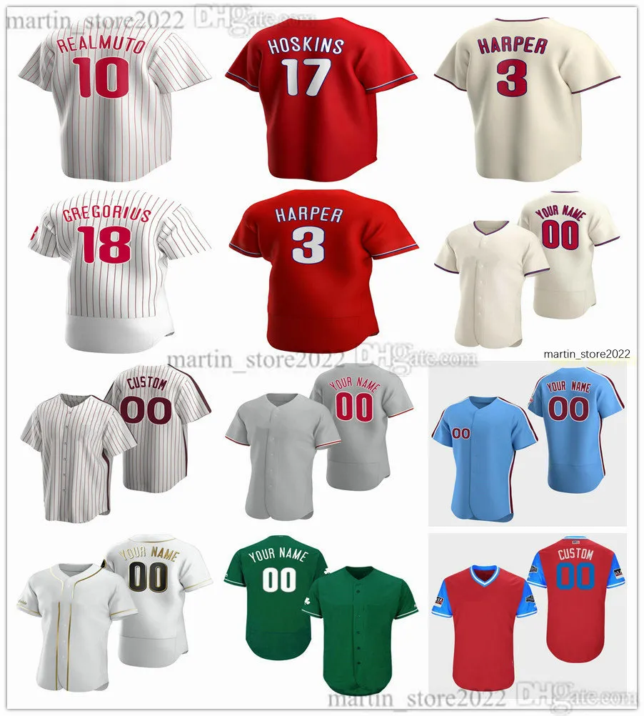 Baseball koszulki 20 Mike Schmidt 14 Pete Rose 19 Greg Luzinski 45 Tug McGraw 32 Steve Carlton 4 Scott Kingery 16 Moniak 41 Charlie Manuel 36 Robin Roberts Darren Daulton