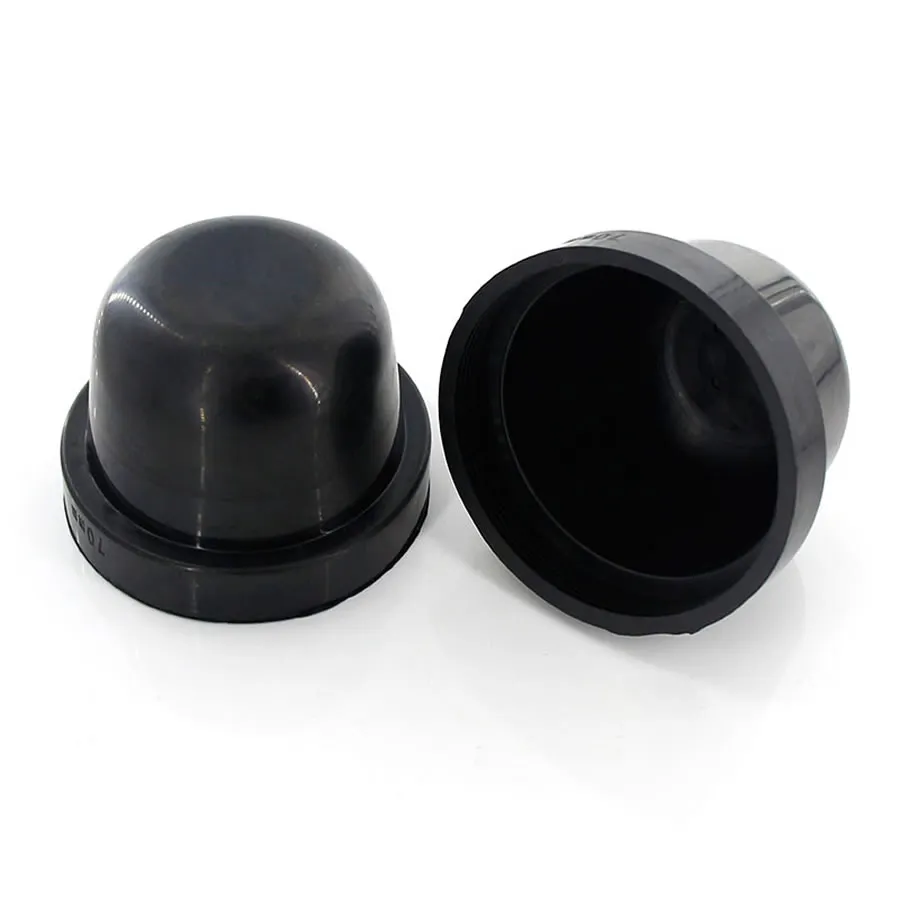 2-Pack 80mm Rubber Headlight Dust Caps – Waterproof Protective Covers For H4 Bulbs In Cars, Trucks & SUVs
