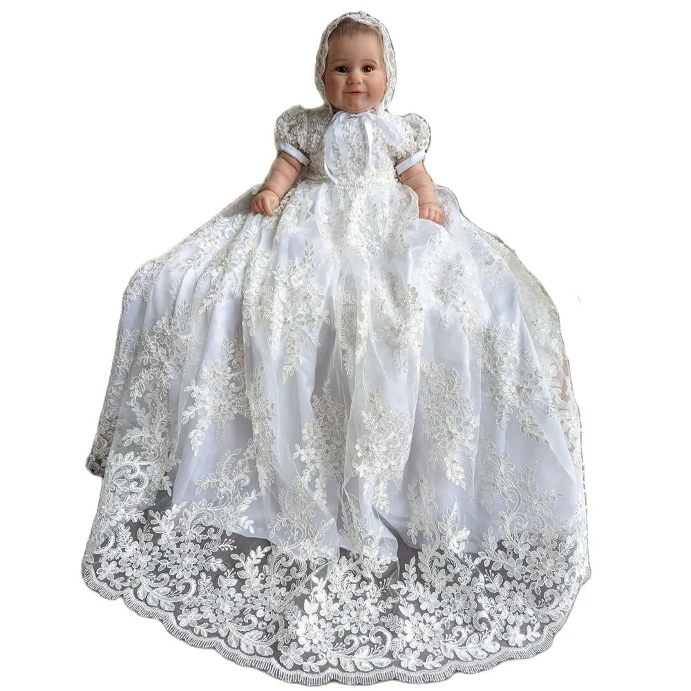 Gorgeous Baby First Communion Dresses Lace Appliques... From Wevens,  $112.38 | DHgate.Com