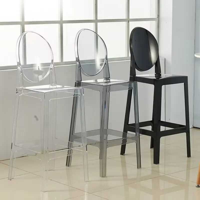 8 шт. Мода Дом Декор прозрачный акриловый пластиковый призрак -стул ресторан столовый мебельный стул для партийного бара украшения