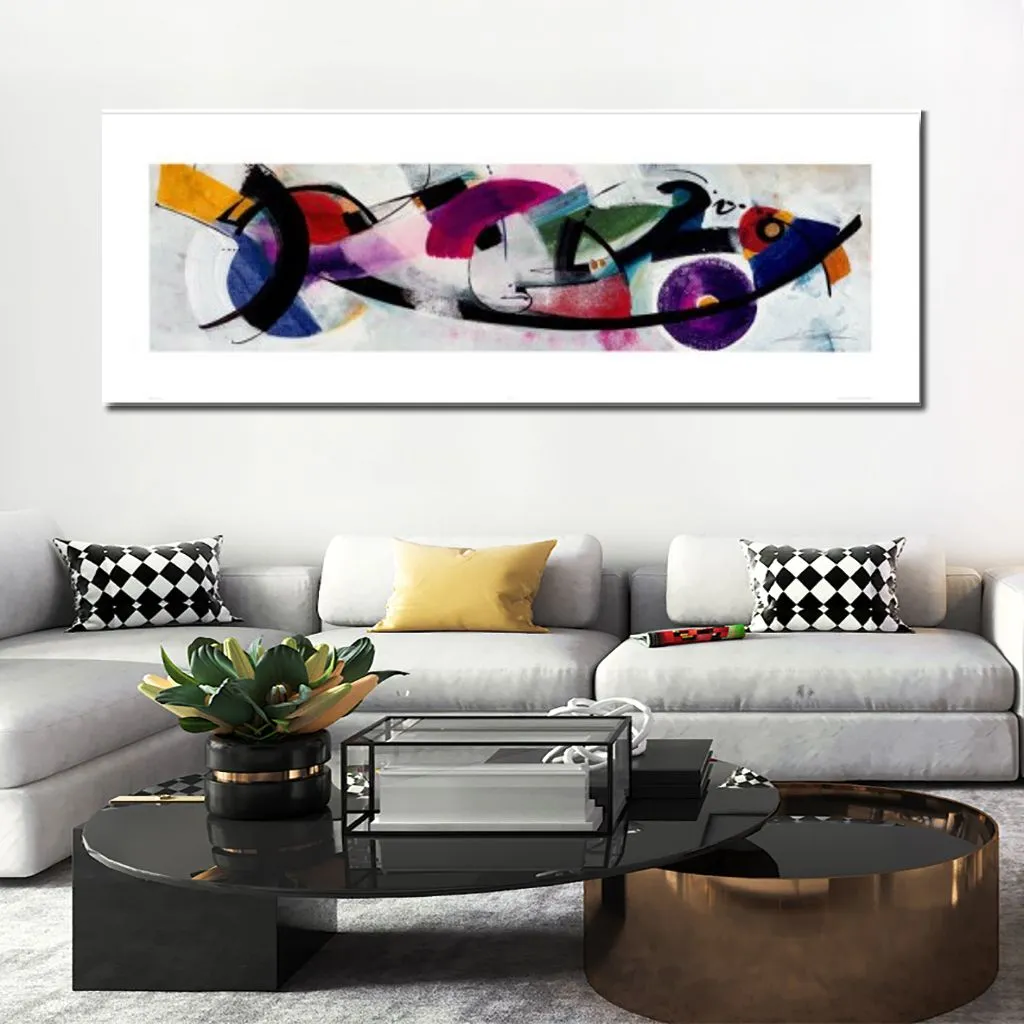 Toile abstraite Art première place peinture à l'huile artisanale décor moderne Studio appartement