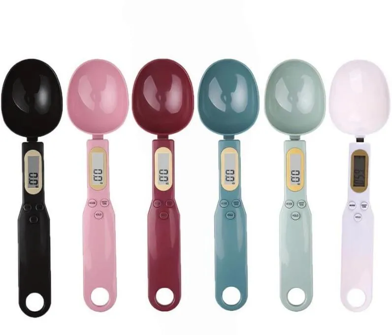 Balance Numérique Cuillère - 800g/0.1g, écran LCD, 5 Unités (g/ml/cup/fl.oz/oz) - Pour Cuisine, épices, Herbes, Pâtisserie - 7