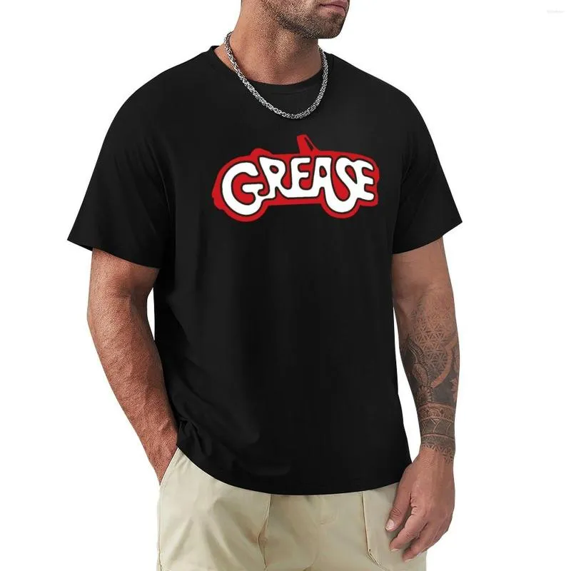 Polos pour hommes Grease (1978) Version noire T-Shirt Tees Short Boys Animal Print Shirt Mens T Shirts Casual Stylish